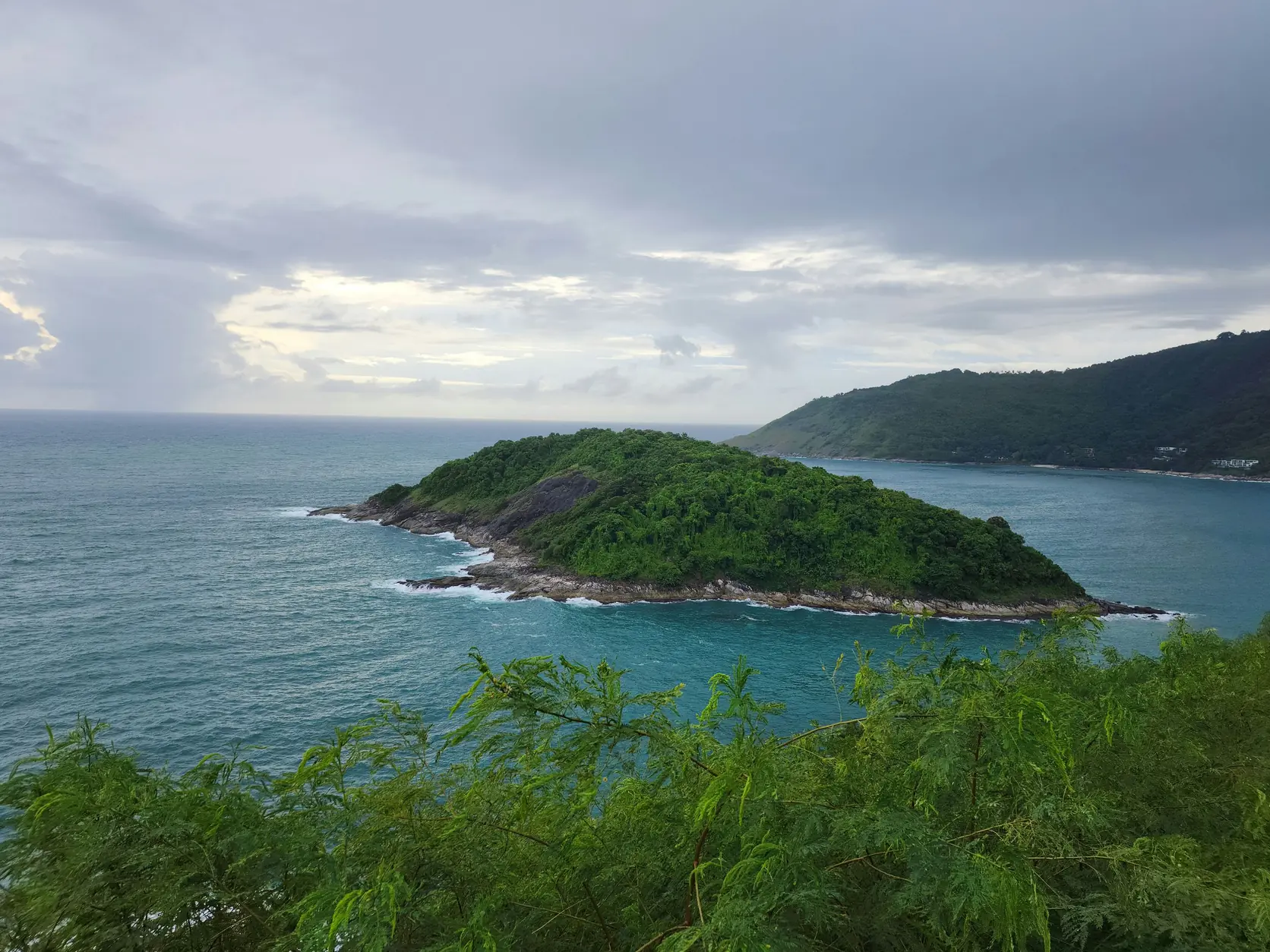 La vue depuis le cap Promthep, à la pointe sud de Phuket